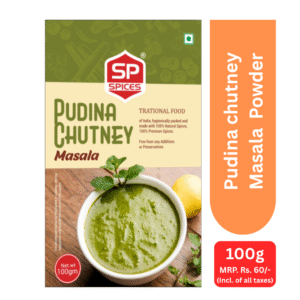 SP Spices Pudina Chutney Masala | Net Weight- 100gm | Rs. 60/-