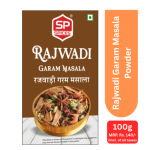 SP Spices Rajwadi Garam Masala | Net Weight- 100gm | Rs. 140/-