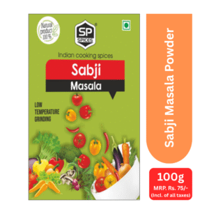 SP Spices Sabji Masala | Net Weight- 100gm | Rs. 75/-