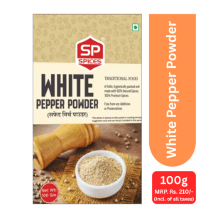 SP Spices White Pepper Powder, 100G – Rs. 210/-